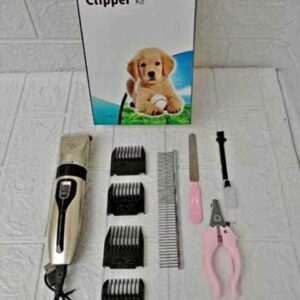 Kit máquina de corte de pelo para mascotas
