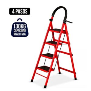 Escalera Plegable 4 Pasos Escalones Multifuncional