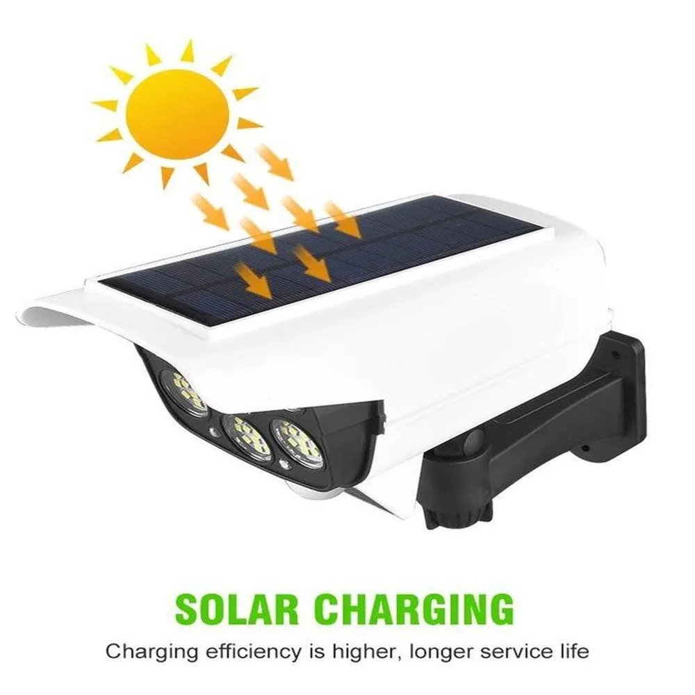 Lampara Solar Led Tipo Cámara De Seguridad Con Sensor Movimiento - Image 2