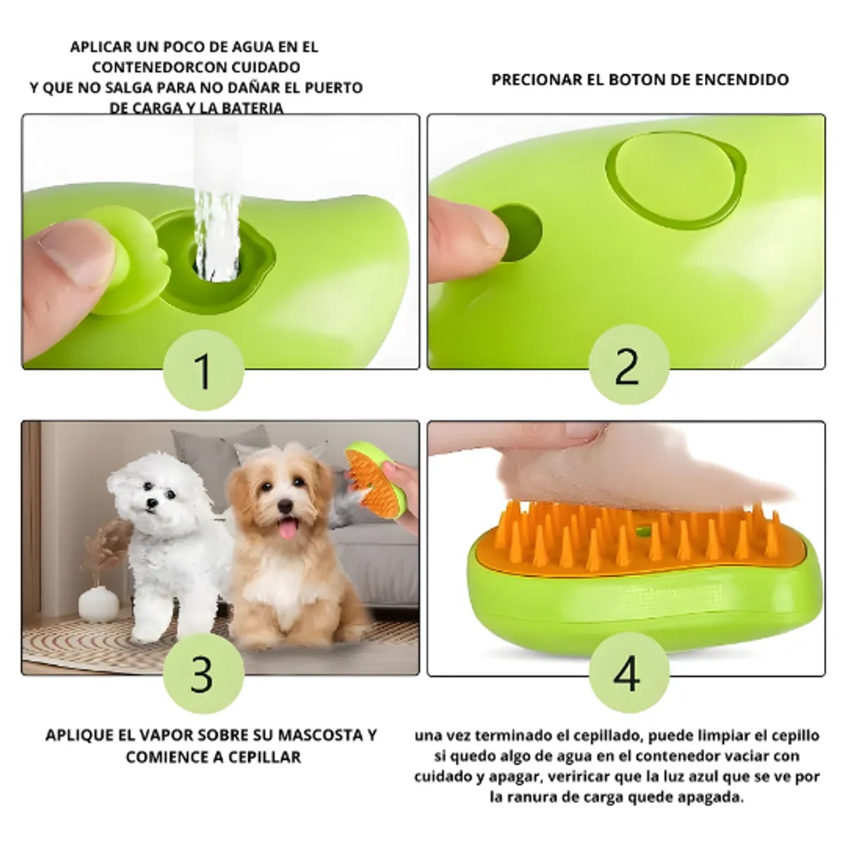 Cepillo a Vapor para Mascotas - Image 3